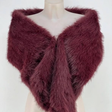 PREVENTA ESTOLA PELITO BURDEOS