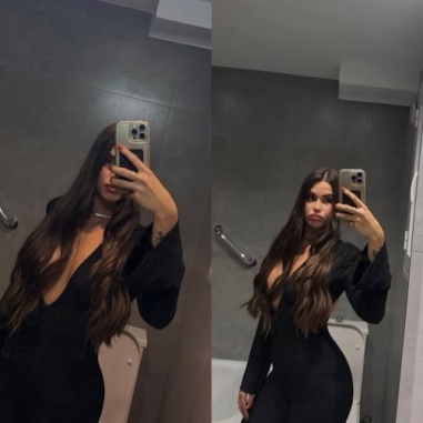 PREVENTA MONO LUREX HOMBRERAS NEGRO