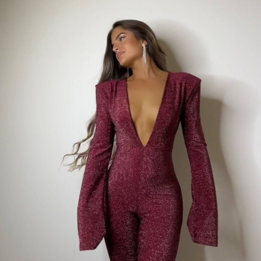 PREVENTA MONO LUREX HOMBRERAS VINO