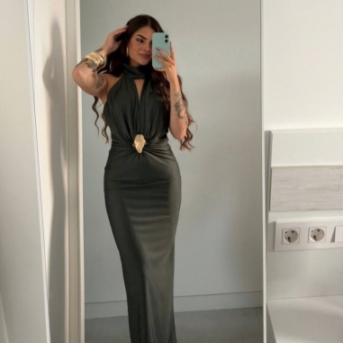 VESTIDO OLIVERIA VERDE MILITAR