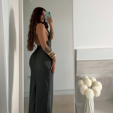 VESTIDO OLIVERIA VERDE MILITAR