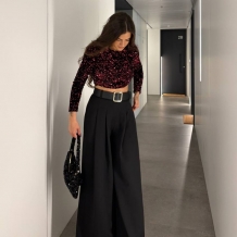 PANTALÓN PALAZZO NEGRO 2