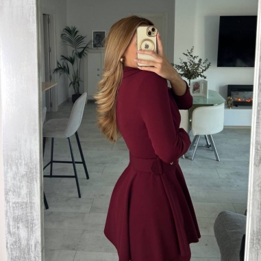 MONO VUELO CINTURÓN VINO