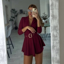 MONO VUELO CINTURÓN VINO