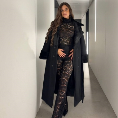 CONJUNTO ENCAJE NEGRO