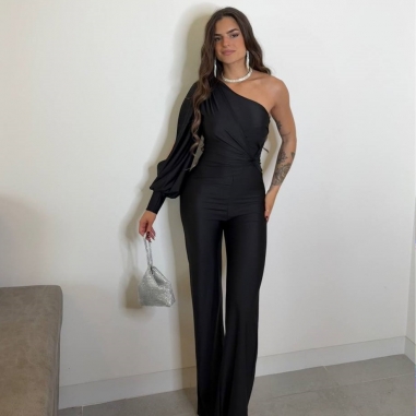 MONO NUDO ASIMÉTRICO NEGRO