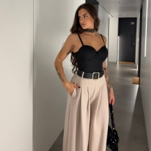 PANTALÓN PALAZZO BEIGE 2