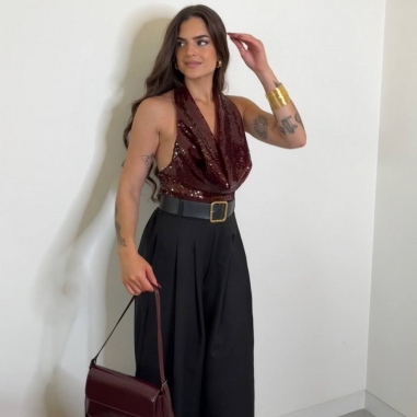 PANTALÓN PALAZZO NEGRO