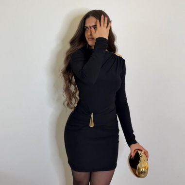 VESTIDO LÁGRIMA NEGRO