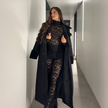 PREVENTAA CONJUNTO ENCAJE NEGRO