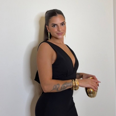 VESTIDO COQUETTE NEGRO