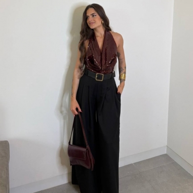 PANTALÓN PALAZZO NEGRO