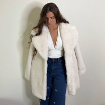 ABRIGO PELITO CREMA