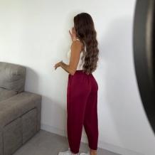 PANTALÓN DEPORTIVO BURDEOS