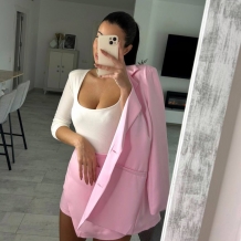 TOP HOMBRERAS BLANCO