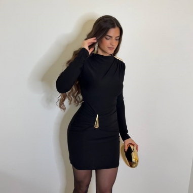 VESTIDO LÁGRIMA NEGRO