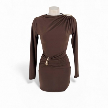 VESTIDO LÁGRIMA CHOCO