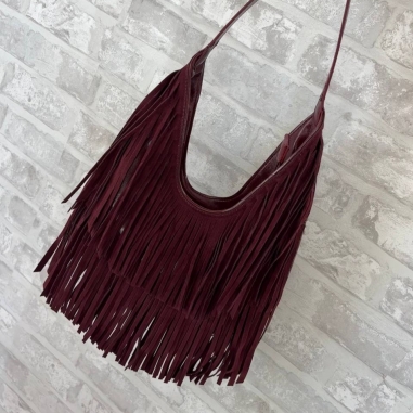 BOLSO FLECOS BURDEOS