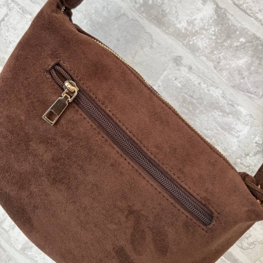 BOLSO TACHAS CHOCO