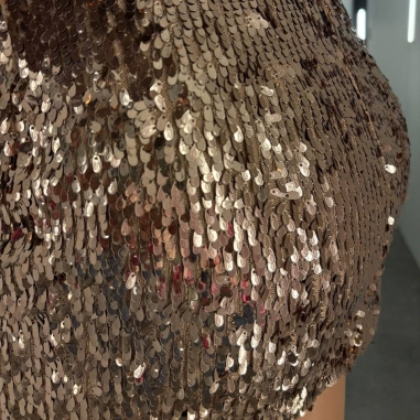 FALDA LENTEJUELAS CHAMPÁN