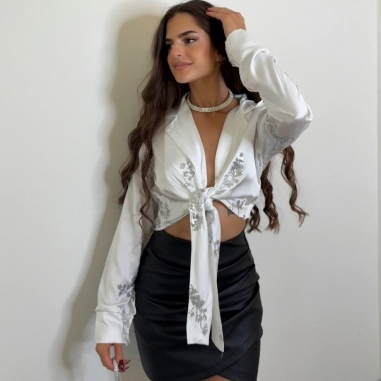 FALDA EFECTO PIEL FRUNCIDA