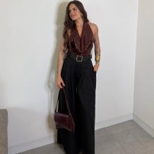 PANTALÓN PALAZZO NEGRO