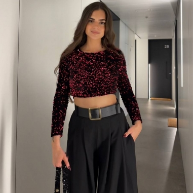 PANTALÓN PALAZZO NEGRO