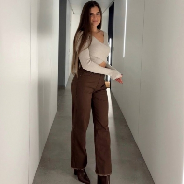 PANTALÓN CAMPANA CHOCO