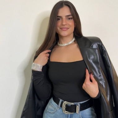 JEANS BRILLO LATERAL