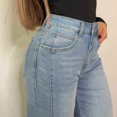 JEANS BRILLO LATERAL