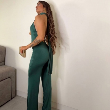 MONO HALTER VERDE BOTELLA