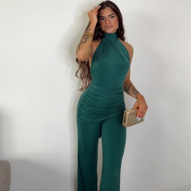 MONO HALTER VERDE BOTELLA