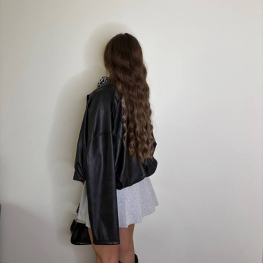 FALDA PANTALÓN TABLAS GRIS