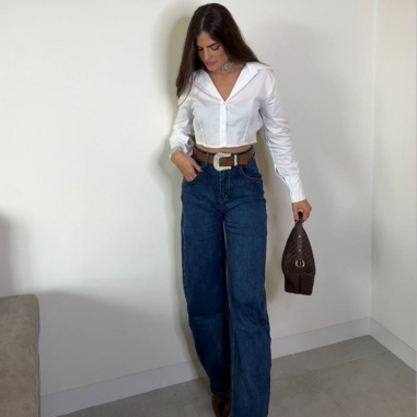 JEANS BALLOON OSCURO