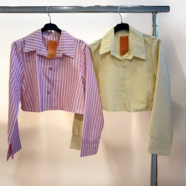 CAMISA CROPPED RAYAS