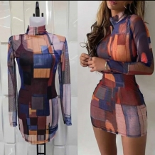 VESTIDO TUL ESTAMPADO 2