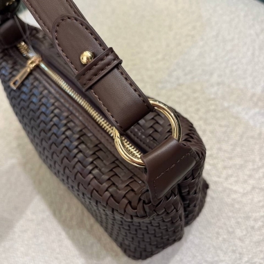 BOLSO TRENZADO CHOCO