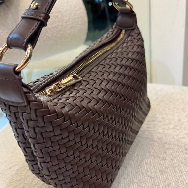 BOLSO TRENZADO CHOCO