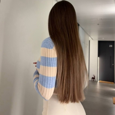 JERSEY PUNTO RAYAS CELESTE Y BEIGE