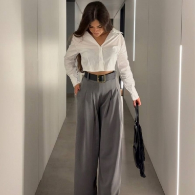 CAMISA CROPPED BLANCA