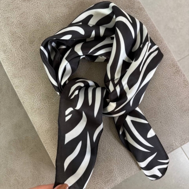 PAÑUELO ESTAMPADO BICOLOR