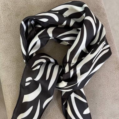 PAÑUELO ESTAMPADO BICOLOR