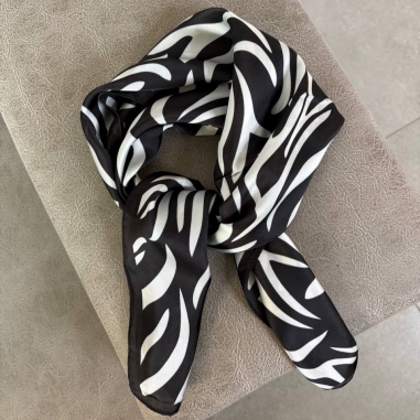 PAÑUELO ESTAMPADO BICOLOR