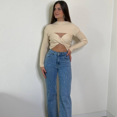 JERSEY ABERTURA BEIGE