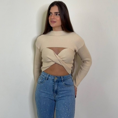 JERSEY ABERTURA BEIGE