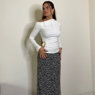 FALDA TUL ANIMAL PRINT