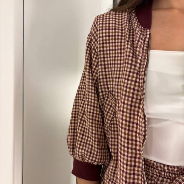 CONJUNTO BOMBER CUADRITOS