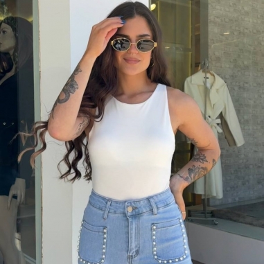 JEANS WIDE LEG PERLITAS