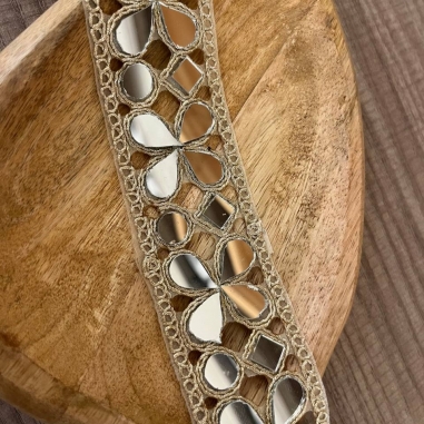 CHOKER ESPEJO DORADO