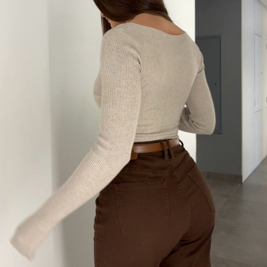 PANTALÓN CAMPANA CHOCO